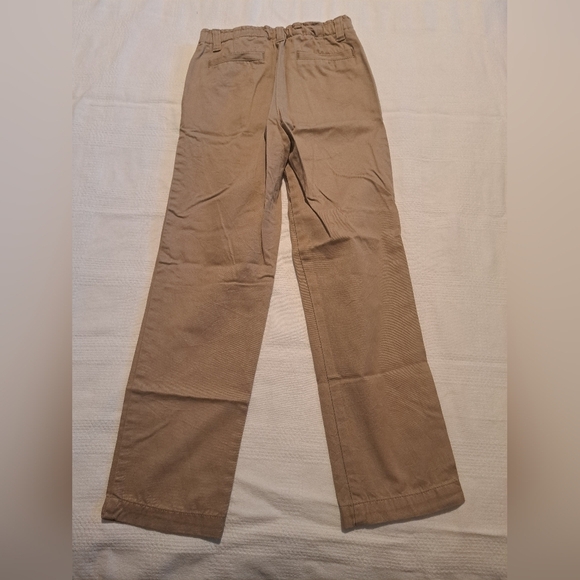 Lands' End boys size 7 tan adjustable waist chino pants, VGUC - Picture 3 of 6